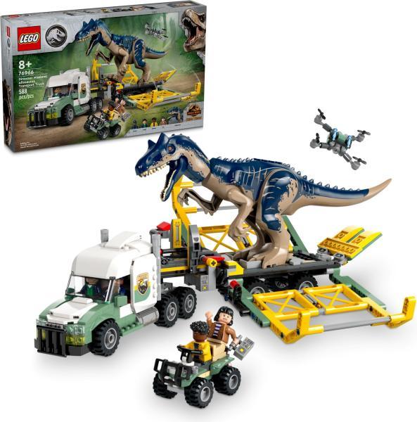 Jurassic World - Dinóküldetések: Allosaurust szállító kamion (76966)