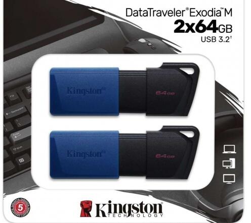 DataTraveler Exodia 64GB USB 3.2 (DTXM/64GB-2P)