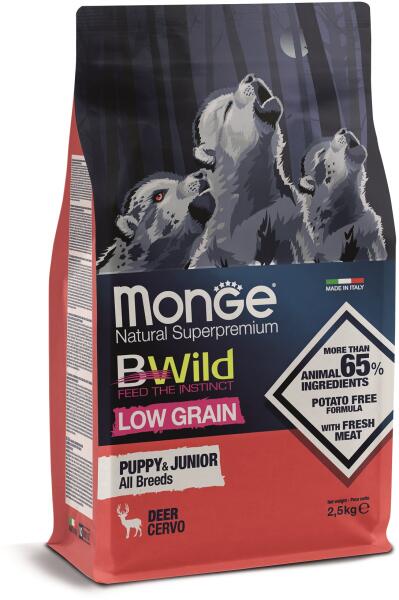 BWild All Breed Low Grain Puppy & Junior deer 2,5 kg