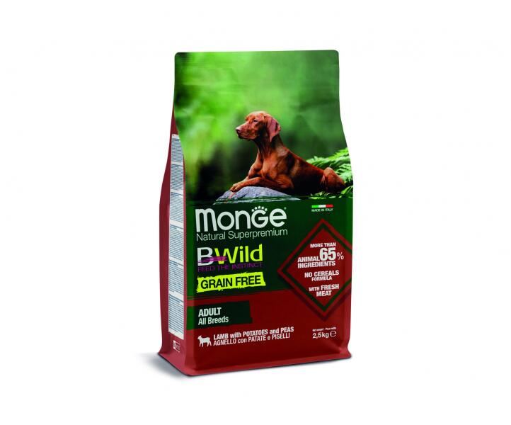 BWild Grain Free All Breeds Adult lamb 2,5 kg