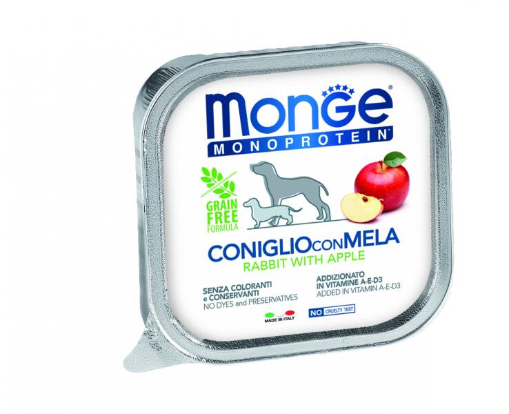 Monoprotein Fruits Paté rabbit & apple 150 g
