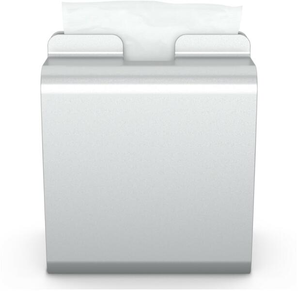 Xpressnap szalvéta adagoló aluminíum N4, szürke, 209x178x150 SCA274002