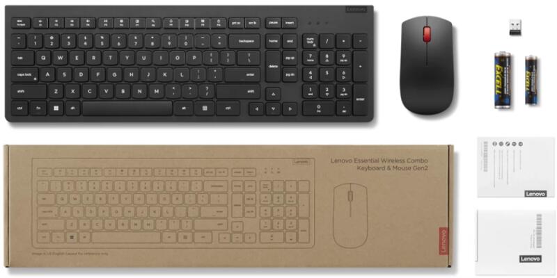m♡ Lenovo Essential Wireless Combo G2 US (4X31N50746) (Kit tastatura