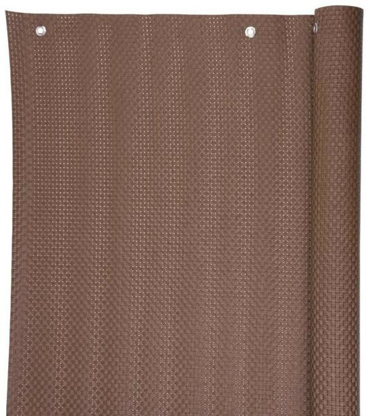 Polyrattan erkély takaró, BARNA, 0, 9 X 3m, 800g/m2 (2171495)