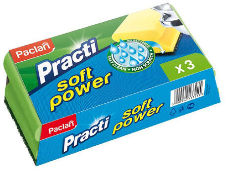 Soft Power szivacs 3 db