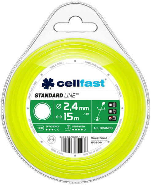 STANDARD damil fűkaszákhoz - kerek profillal 2, 4 mm x 15 m - takaritogep - 1 000 Ft
