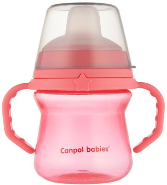 FirstCup szilikon ivócsőrrel rózsaszín 150 ml