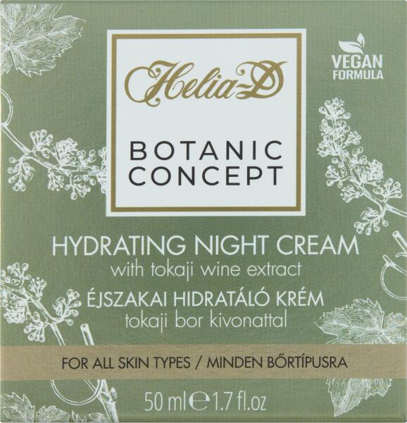 Botanic Concept éjszakai hidratáló krém Tokaji bor kivonattal 50 ml