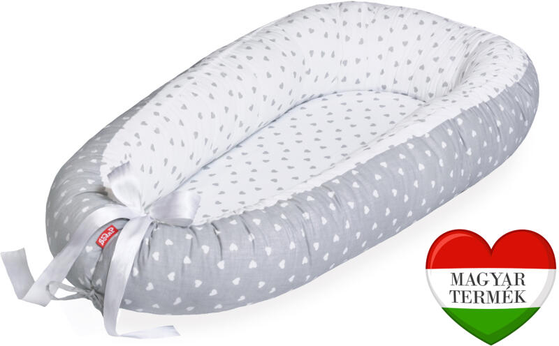 Little Heart White Grey BF002