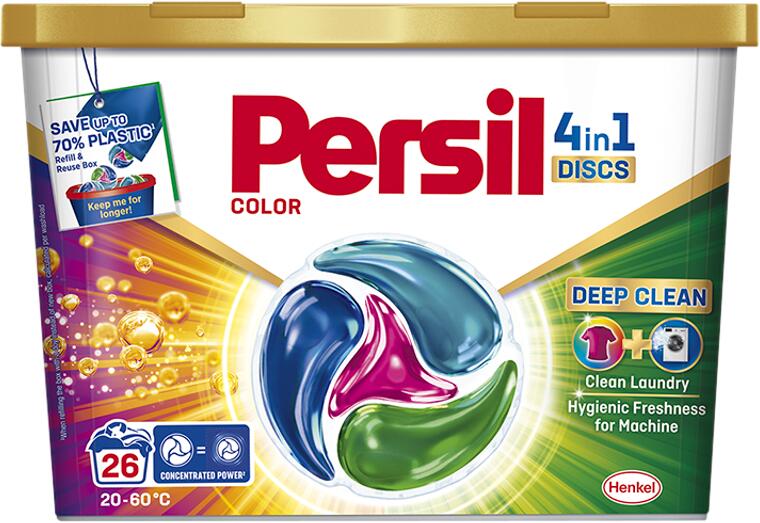Discs Color mosószer koncentrátum gépi mosáshoz színes ruhadarabokhoz 26 mosás 429 g