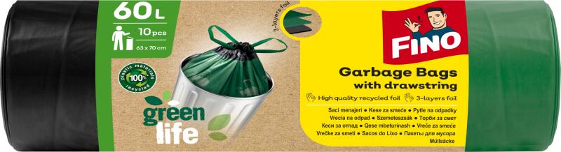 Green Life 60 l-es szemeteszsák 10db