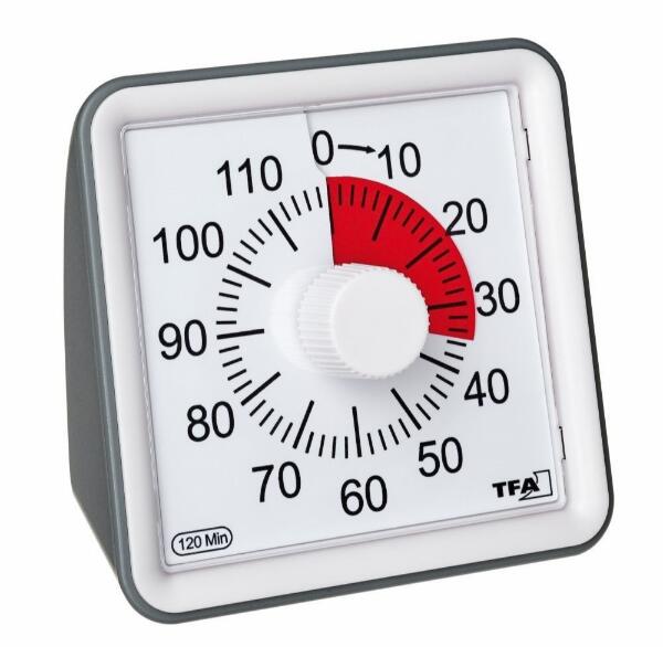 TFA38.2043. 10 VISUAL mechanikus időzítő (TFA38.2043.10)