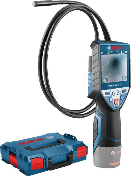 Bosch GIC 120 Digital Borescope – Flexible Shaft, LCD Display, Adjustable LED Lights (Open Box)
