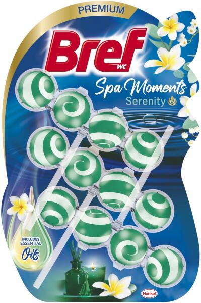 Spa Moments Wellness Serenity WC-frissítő 3x50 g