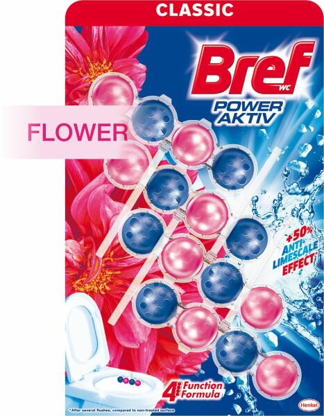 Power Aktiv Flower WC-frissítő 4x50 g