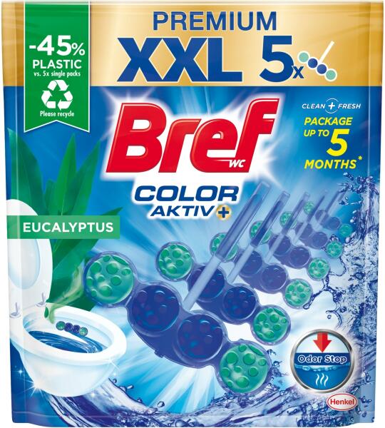 Color Aktiv Eucalyptus WC-frissítő 5x50 g