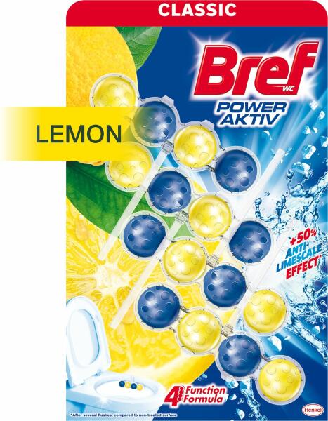 Power Aktiv Lemon WC-frissítő 4x50 g