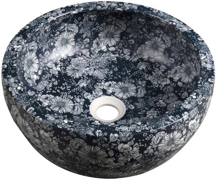 PRIORI 41 cm blue flowers (PI038)