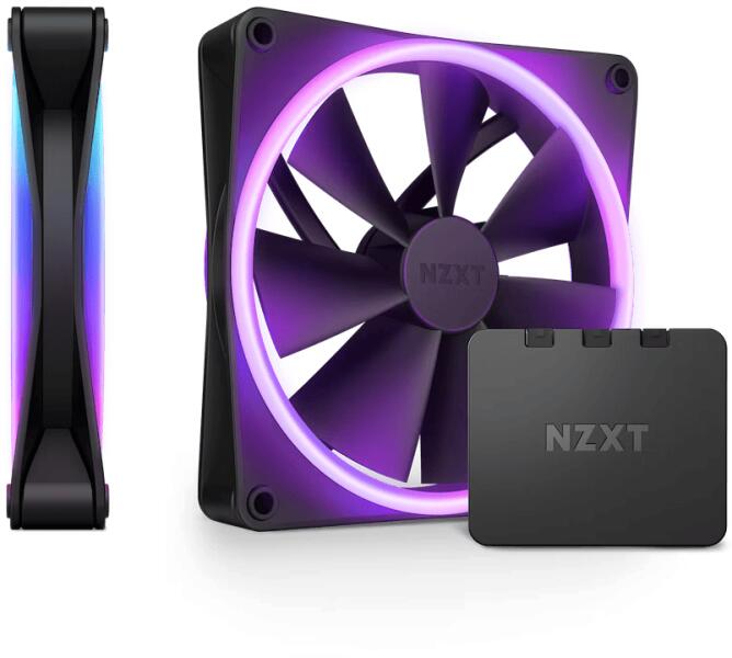 F140 RGB Duo Black 2 (NZXT-FAN-RF-D14DF-B1)