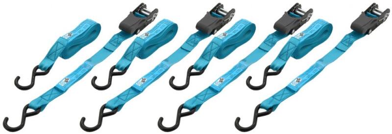 Racsnis hevederek és horgok 350 cm 4 db (02267)