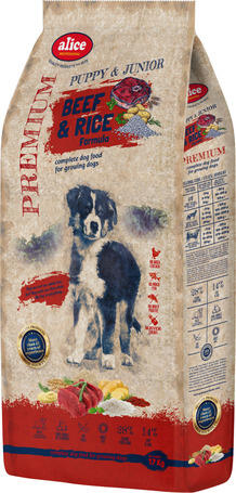 Professional Puppy & Junior beef & rice 17 kg