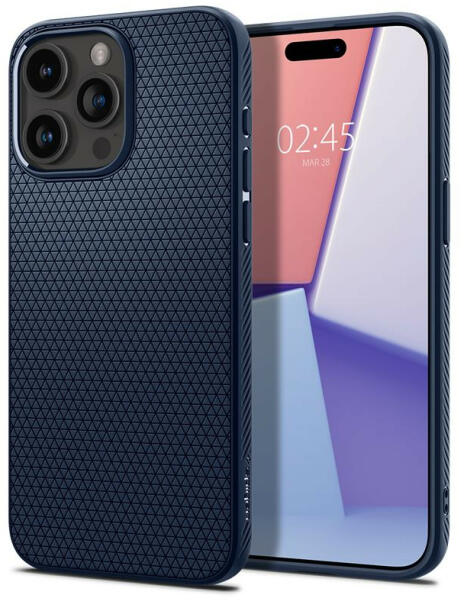 iPhone 15 Pro Liquid Air case navy blue (ACS06705)