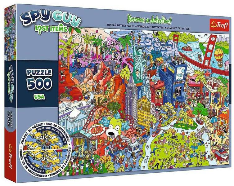 Spy Guy - USA nyomozós képkereső puzzle 500 db-os (37480)