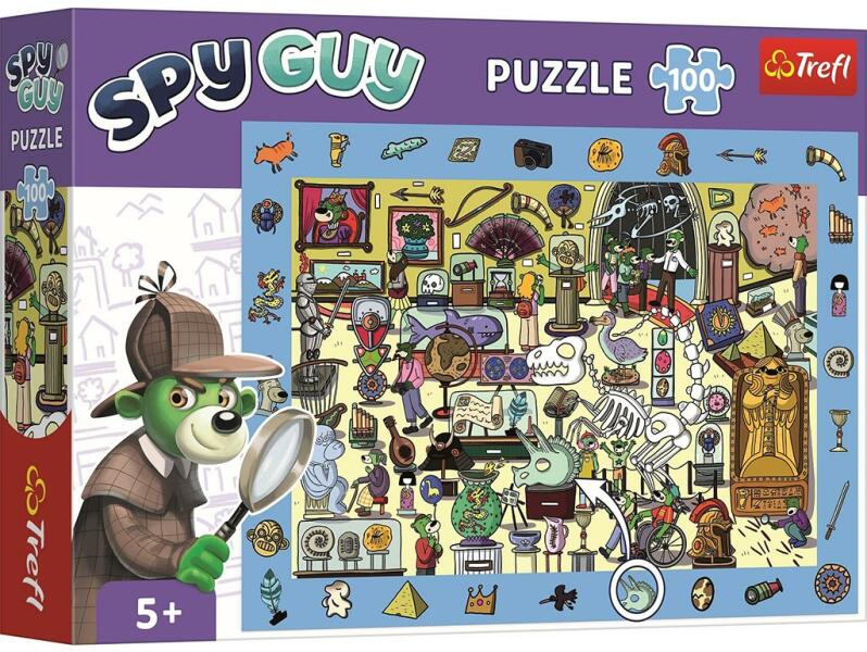 Spy Guy - Múzeum nyomozós képkereső puzzle 100 db-os (15595)