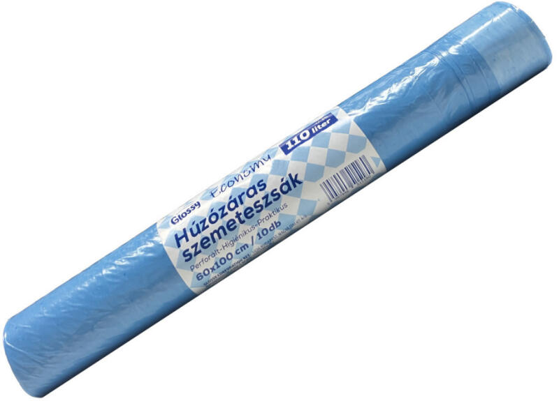 Economy húzózáras szemeteszsák 110L/10db (60x100cm)
