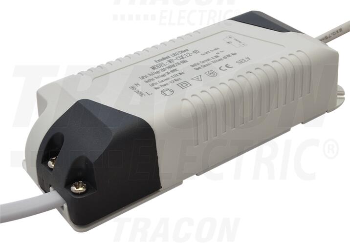 Fényerő-szabályozható meghajtó a LED-DL-12 panelekhez 220-240 V, 50 Hz, 12 W, 300 mA (DLDD12W)