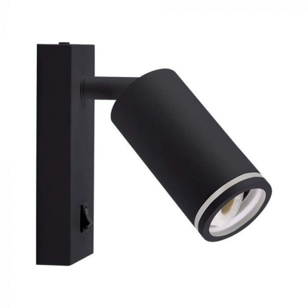Led 1 x GU10 falra szerelhető lámpatest - fekete - 10294 - v-tachungary