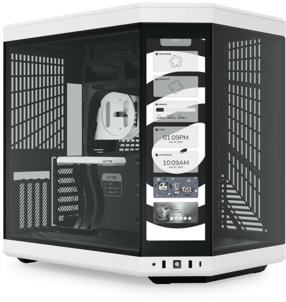 Y70 Touch TG Black /White (CS-HYTE-Y70-BW-L)