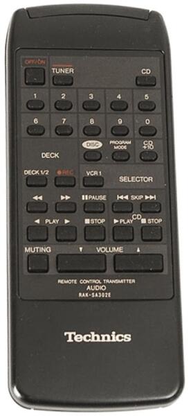 General TECHNICS RAK-SA302E - telecomandă duplicat (Alte accesorii