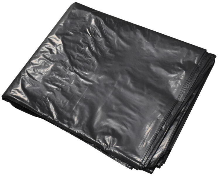Szemeteszsák 160 liter 80 x 120 cm 10 db/tekercs fekete - tonerklinika