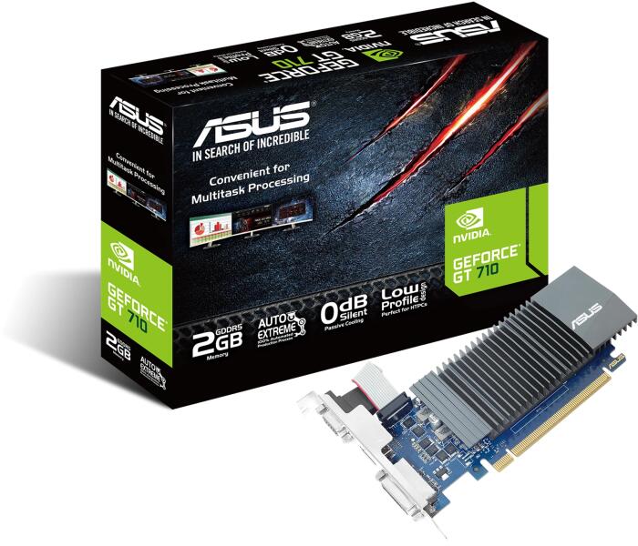 GeForce GT 710 2GB GDDR5 (90YV0ALA-M0NA00/GT710-SL-2GD5-BRK-EVO)