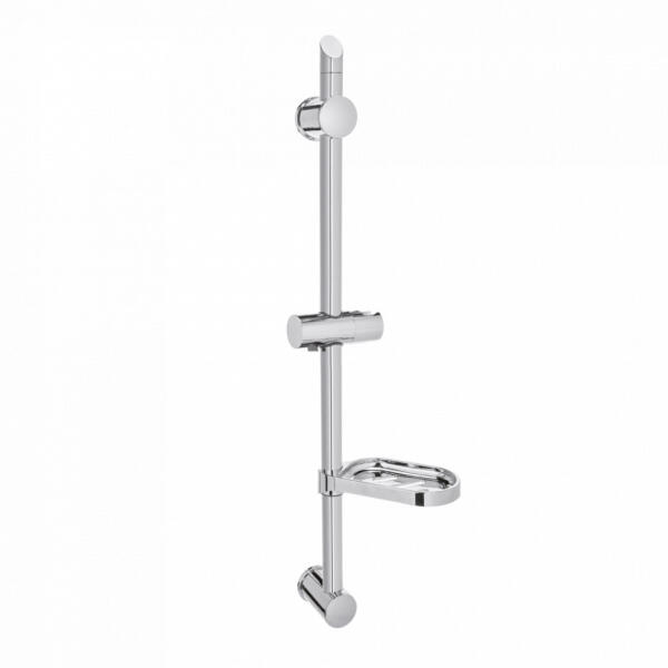 Kos zuhanyrúd szappantartóval 655 mm, króm AU-21-K01-L (AU-21-K01-L)