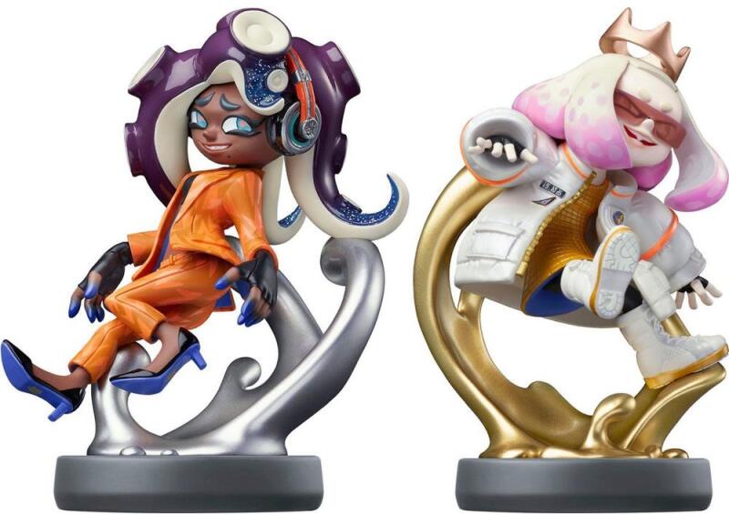 amiibo Off the Hook Set Pearl Marina Side Order Splatoon Nintendo NFC Figure Set