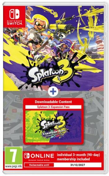 Nintendo Splatoon 3 + Expansion Pass + NSO 3-month (Switch