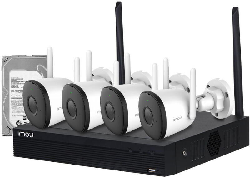 Imou KIT/NVR1104HS-W-S2/4-F22