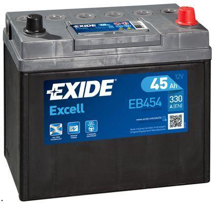 Exide Excell EB454 45Ah 330A right+ (EB454) vásárlás, Autó akkumulátor bolt  árak, akciók, autóakku árösszehasonlító