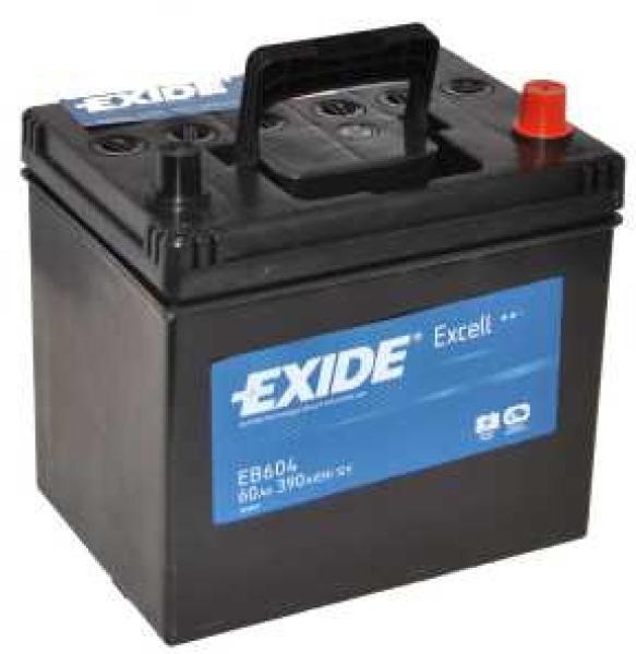 Excell 60Ah 390A right+ (EB604)