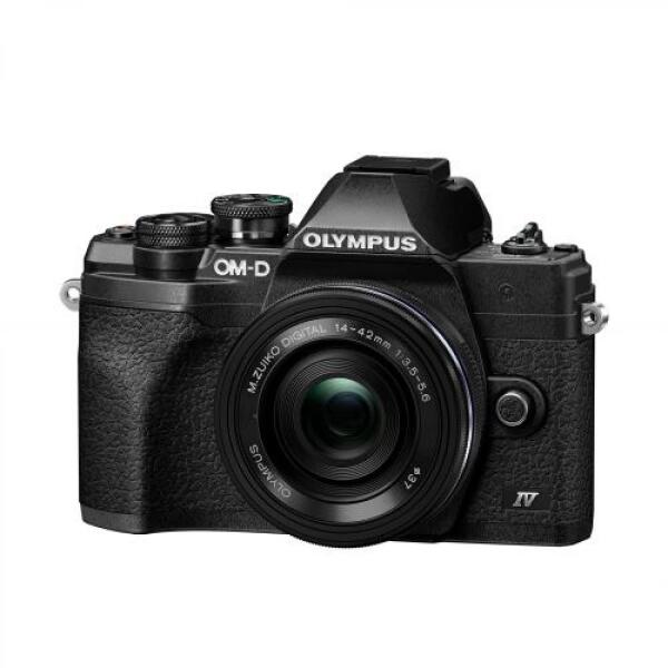 Olympus OM-D E-M10 Mark IV ED + 14-42mm f/3.5-5.6 EZ Black