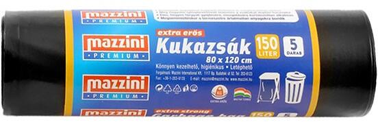 Szemeteszsák MAZZINI 150L Premium extra erős 5 db/tekercs 104091 (104091)