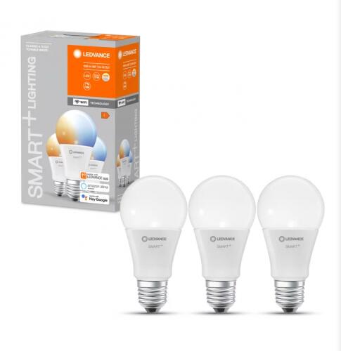 LED Lámpa Égő - CCT, Smart+ Wifi, 9, 5 W, E27, 3 db