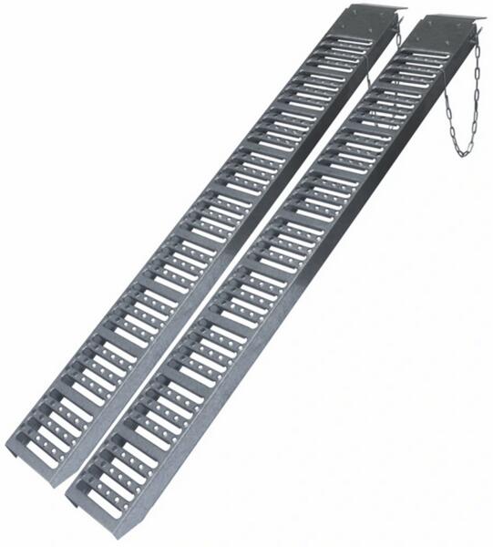 005003 felhajtó rámpa egyenes, 183cm, 2db, 450kg-ig terhelhető (HECHT005003)