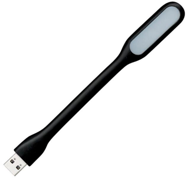 Mini USB LED lámpa, hidegfehér, fekete (USB Light) (1622)