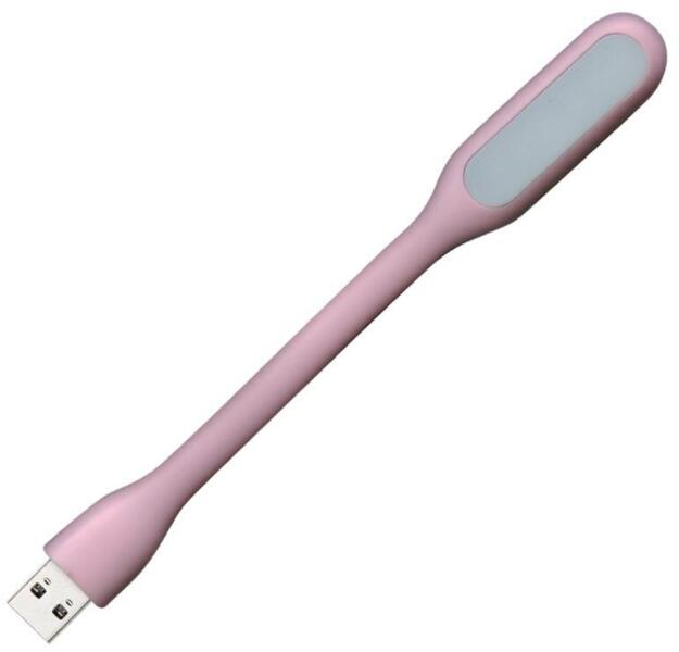 Mini USB LED lámpa, hidegfehér, piros színű (USB Light) (1627)