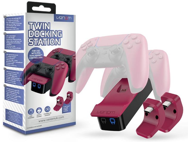 Twin Docking Station for PS5 Cosmic Red (VS5010)
