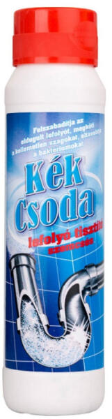 Lefolyótisztító granulátum 500 g Kék csoda - delfinbuvar