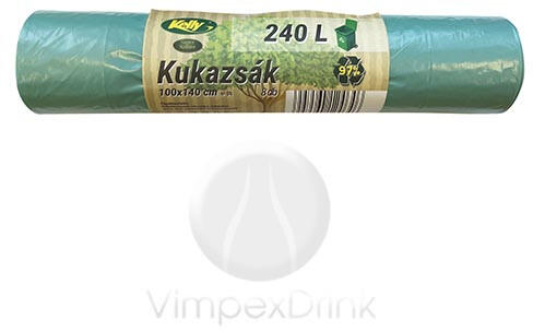 Szemeteszsák SuperNature 240l 8db - delfinbuvar